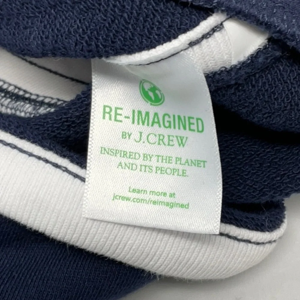 J Crew women’s elastic waist shorts, blue/white, size S - Picture 5 of 5